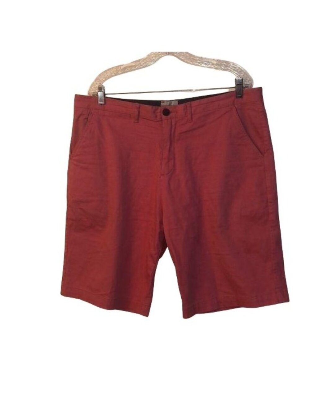 Jachs Mens Casual Cotton Shorts Size 38 With Button & Zip Closure